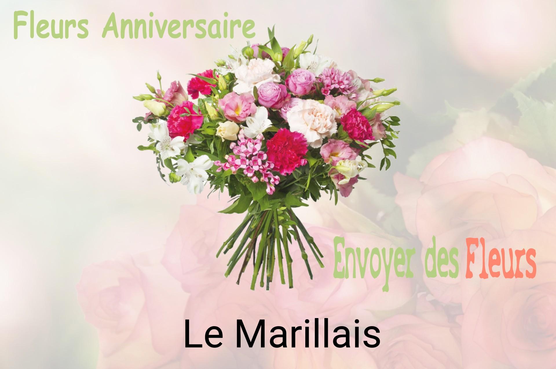 Bouquet de fleurs d’anniversaire livré à Le Marillais
